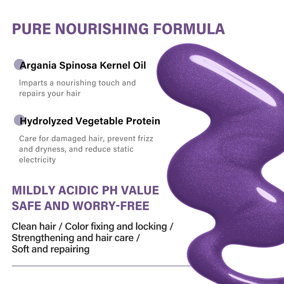 Color Depositing Shampoo – Violet Ash