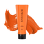 JUSTCOLOR Moisture Color Hair Mask, orange shade with orange paste swatch on white background