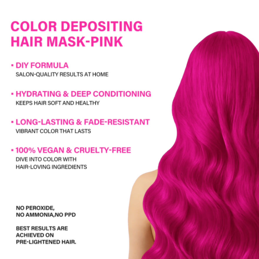 Color Depositing Hair Mask – Pink Secondary image
