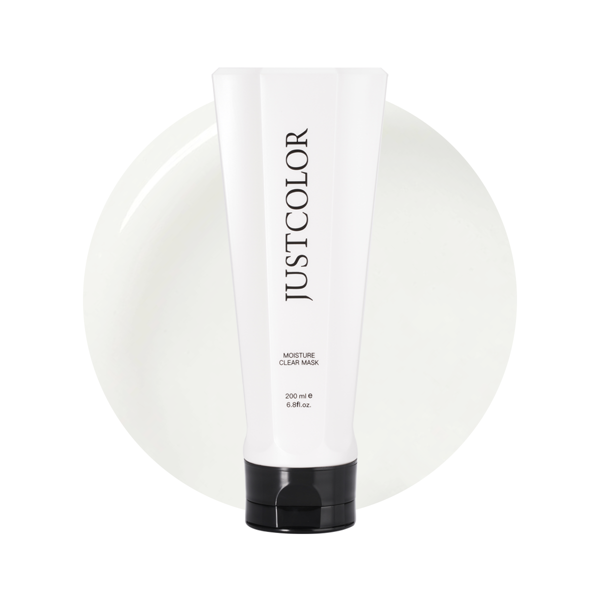 White tube labeled 'JUSTCOLOR' on a white background Main image