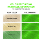 Color Depositing Hair Mask – Neon Green